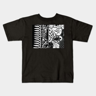 Paisley with Batik Pattern Kids T-Shirt
